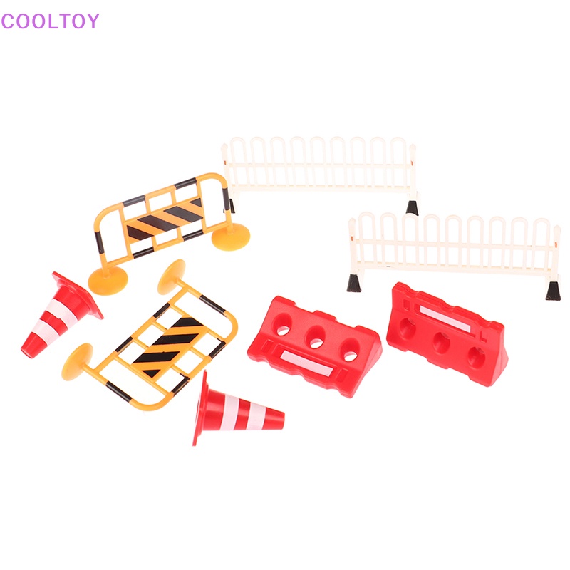 Cooltoy set 2 Đồ Chơi Biển Báo Giao Thông Mini Dành Cho Nhà Búp Bê