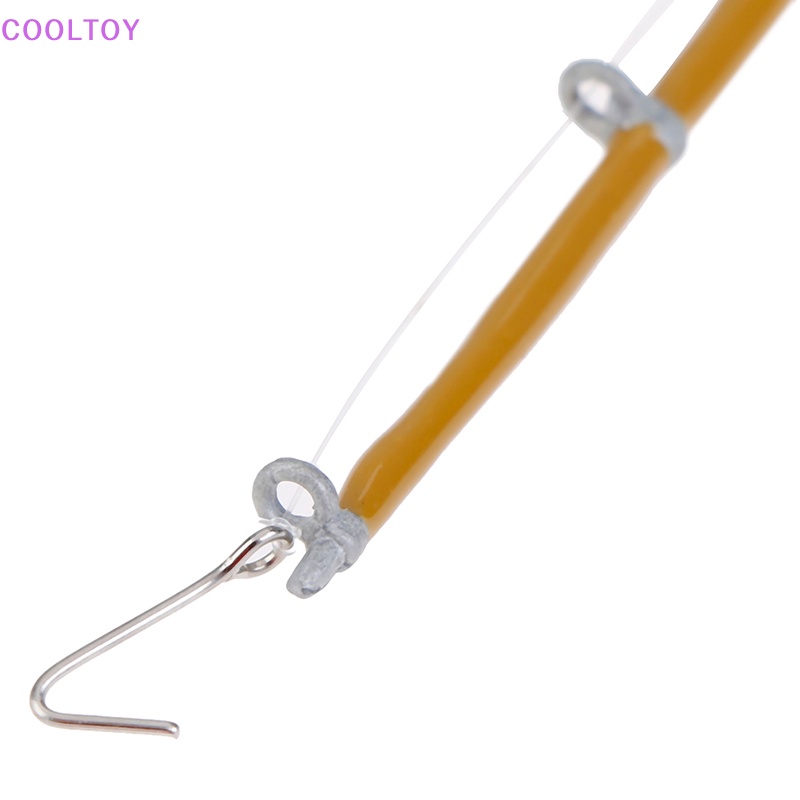 Cần Câu Cá Kim Loại Trang Trí Nhà Búp Bê Tỉ Lệ 1: 12