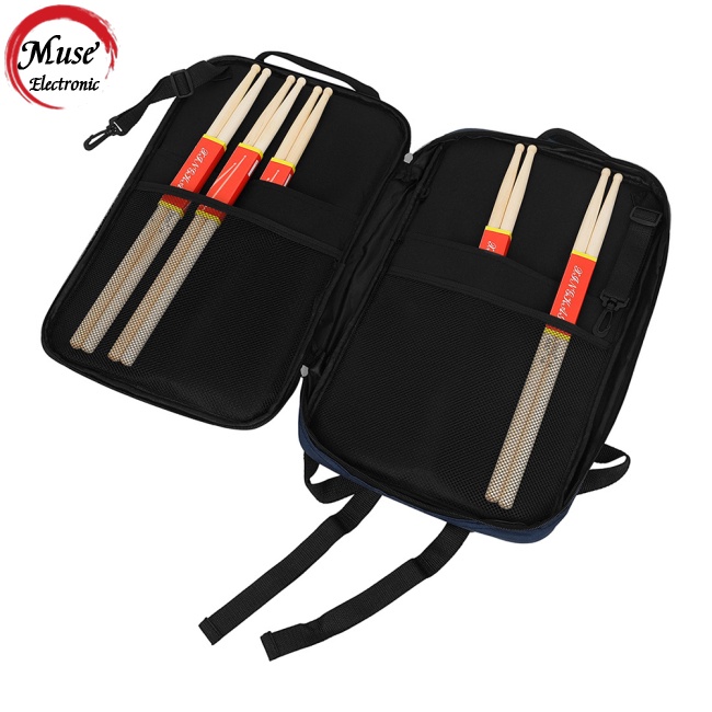 Túi Đựng Dùi Trống Hai Mặt Dày Dặn Chống Thấm Nước Có Khóa Kéo Tiện Dụng