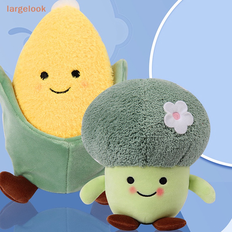1 Đồ chơi nhồi bông Hình Rau Củ Quả Bắp Broccoli Hoạt Hình