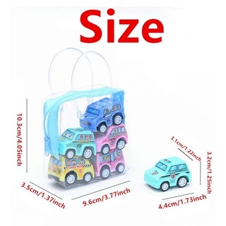 Bộ 6 Mô Hình Xe Cứu Hỏa Mini Kereta
