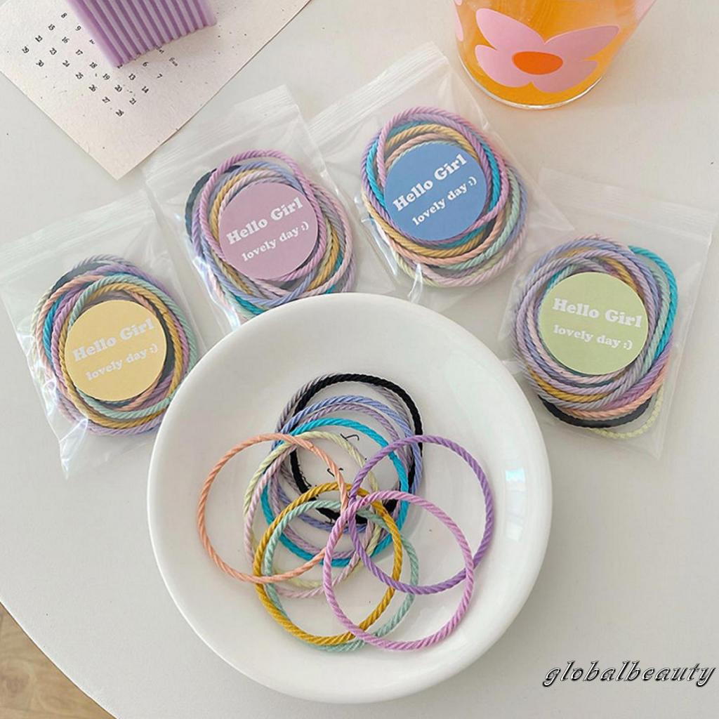 Dây Buộc Tóc Co Giãn Màu Sắc Thời Trang Cho Nữ