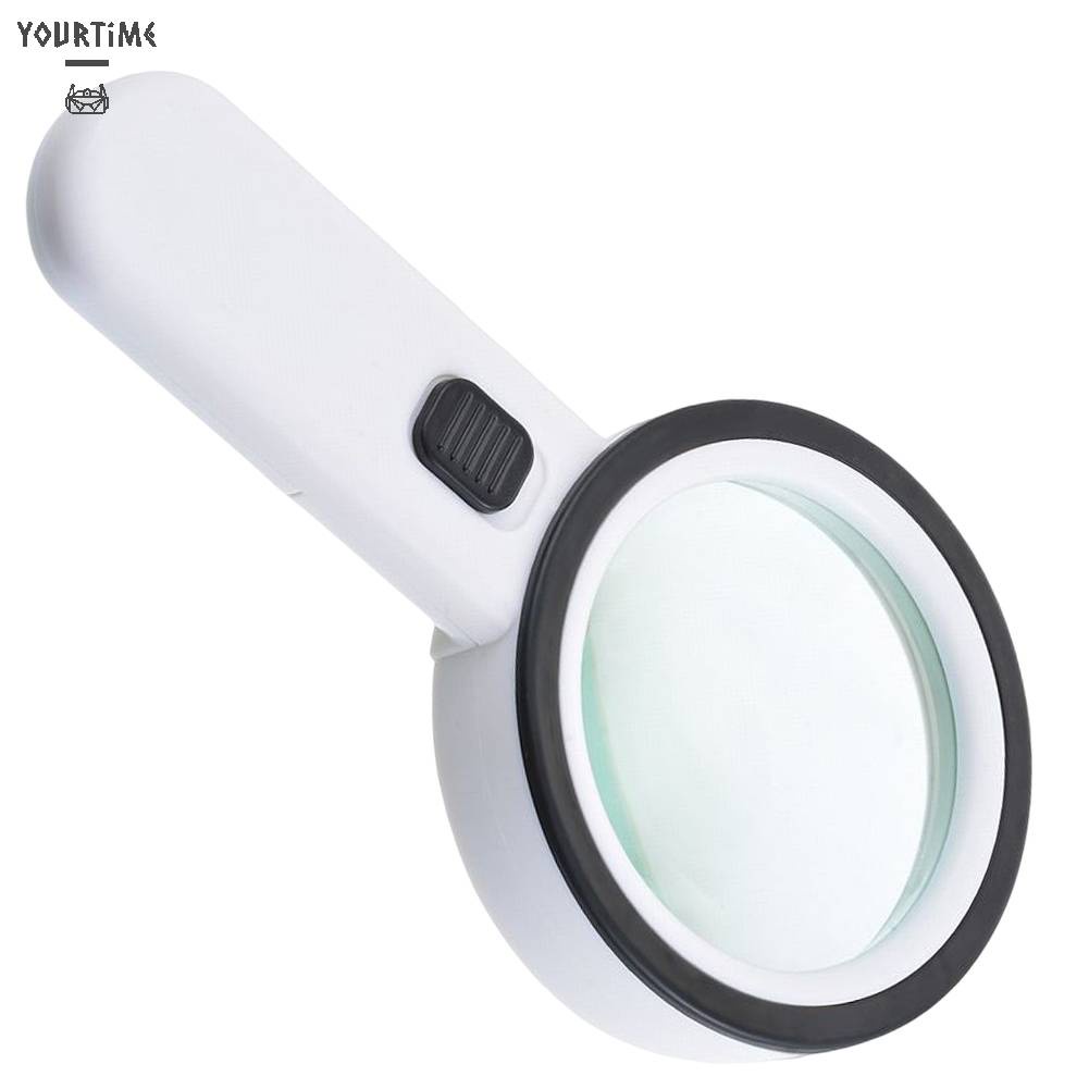 Kính Lúp Cầm Tay 30X Có 12 Đèn LED Chất Lượng Cao