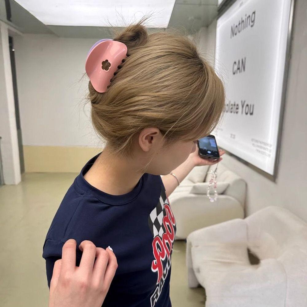 Kẹp Tóc Đuôi Ngựa Cỡ Lớn Thiết Kế Hai Mặt Độc Đáo Thời Trang Cho Nữ WMES15H