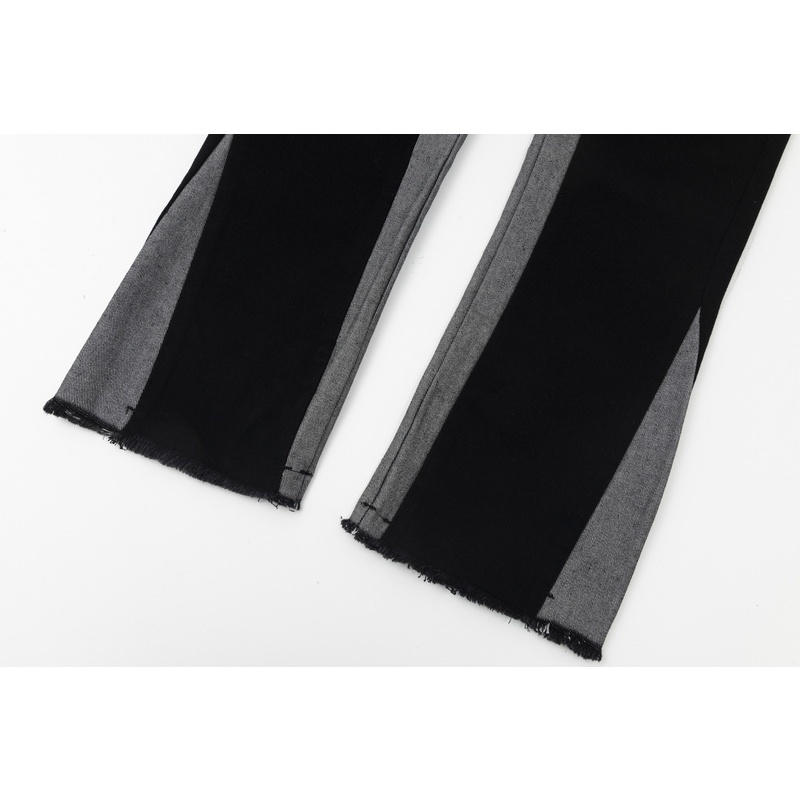 Quần denim Chắp Vá Xu Hướng Thời Trang Mới Nhất A-S-K88