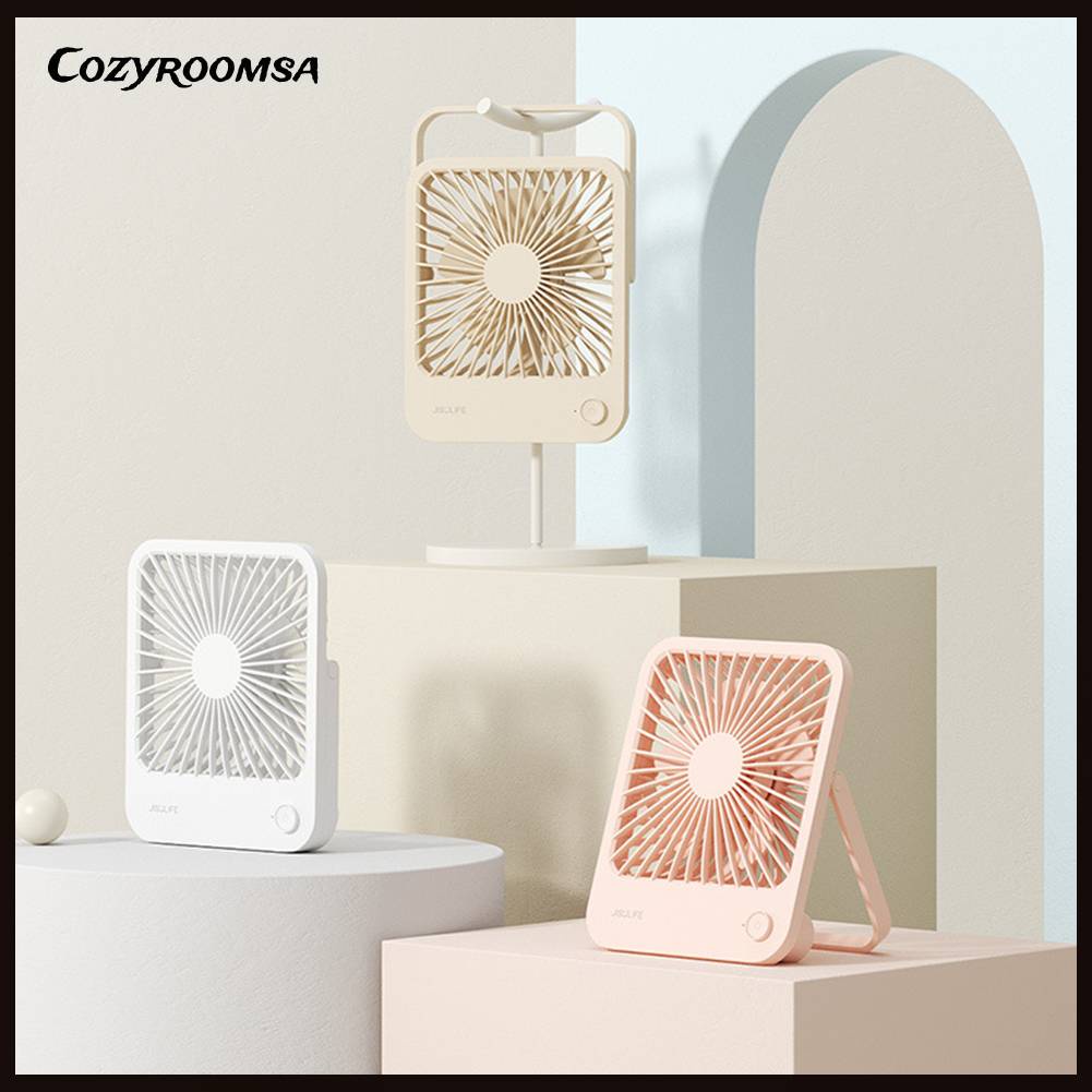 Quạt Làm Mát Để Bàn 4 Tốc Độ Yên Tĩnh 2000mAh / 4500mAh Có Thể Gập Lại