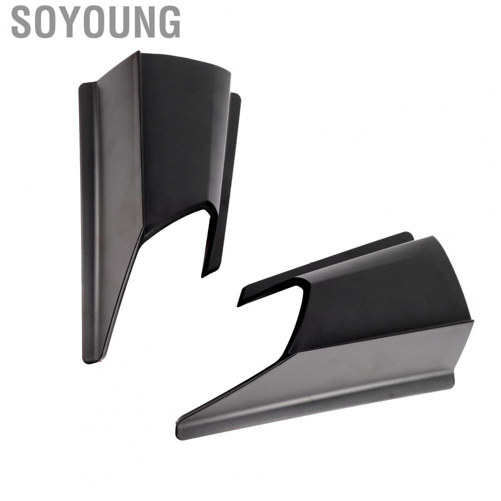 Soyoung Pair Matte Black GP Winglets Aerodynamic Wing Fairing Side Spoiler Fit for Honda ADV 150 2019‑2021