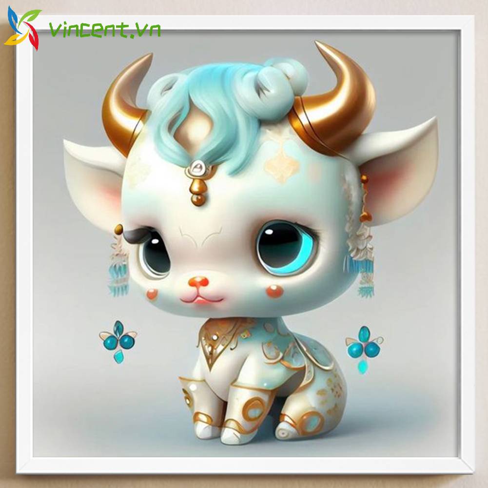 Toàn Bộ Bộ Tranh Thêu Chữ Thập 9CT Hình Cung Hoàng Đạo Trung Quốc