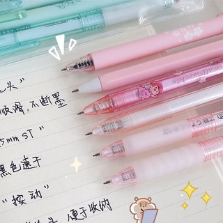 Set 6 Bút Bi Mực Đen Ngòi 0.5mm