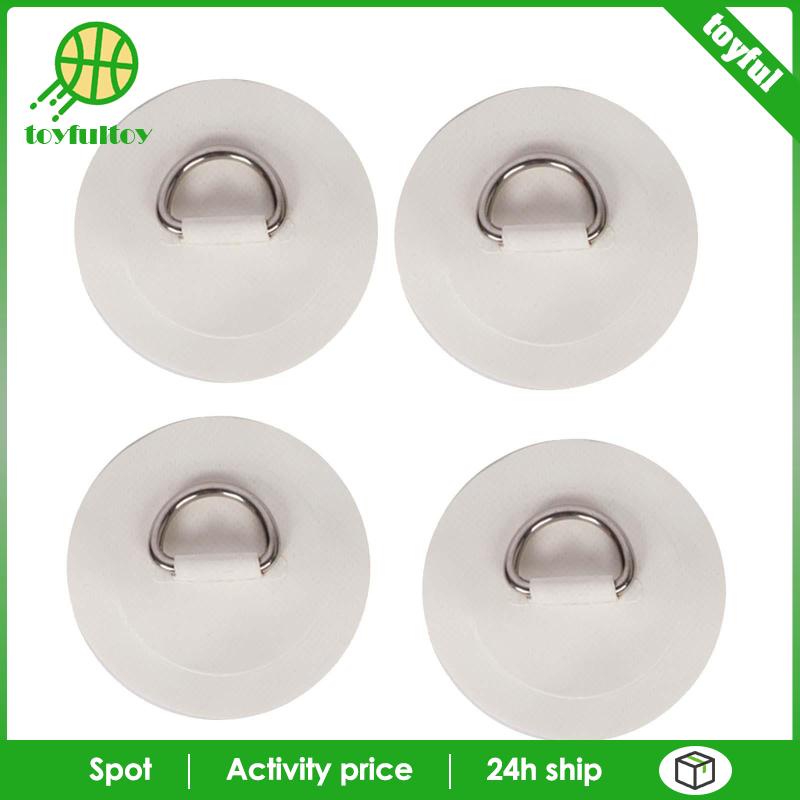 Set 4 Vòng Đệm Chữ D Bằng Thép Không Gỉ Cho Tàu Thuyền