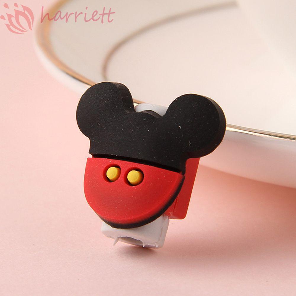 Phụ Kiện Bảo Vệ Đầu Dây Cáp Sạc Hình Hoạt Hình Dễ Thương Bắt Mắt