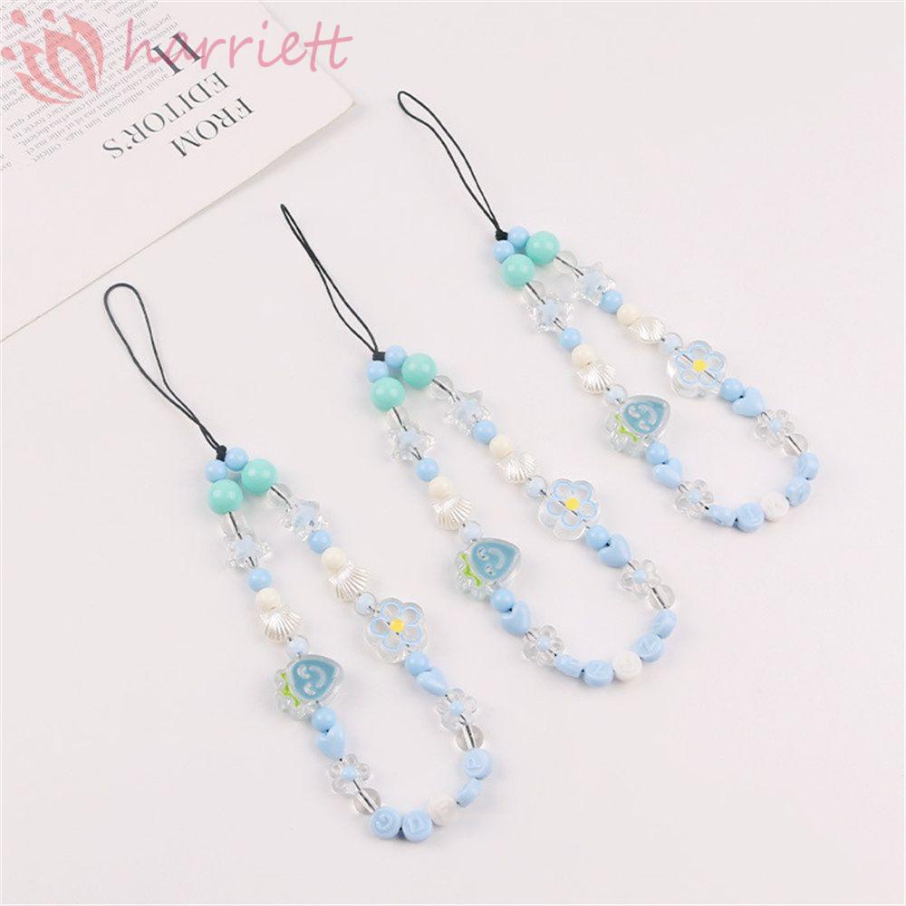 Dây Đeo Điện Thoại Dạng Chuỗi Hạt Ngọt Ngào Chống Thất Lạc Cho Nữ