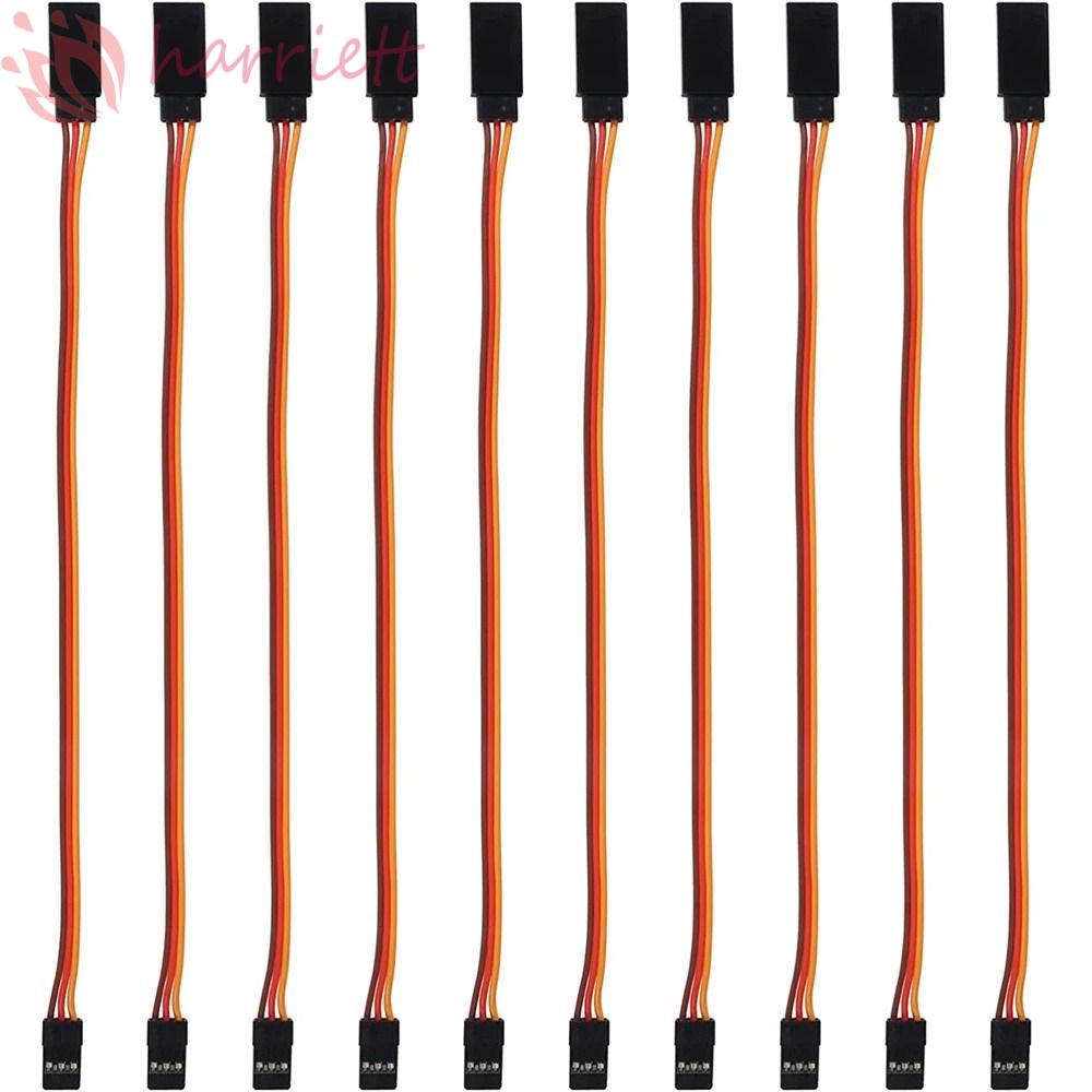 Set 10 Dây Nối Dài Động Cơ Servo DIY Cho Xe Hơi Điều Khiển Từ Xa JR Futaba