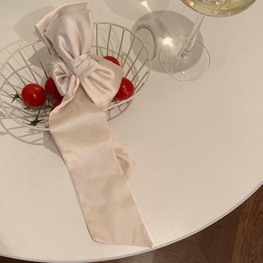 OCEANMAP Nơ Kẹp Tóc Càng Cua Cỡ Lớn Bằng Vải Ruy Băng Cho Tiệc Tùng