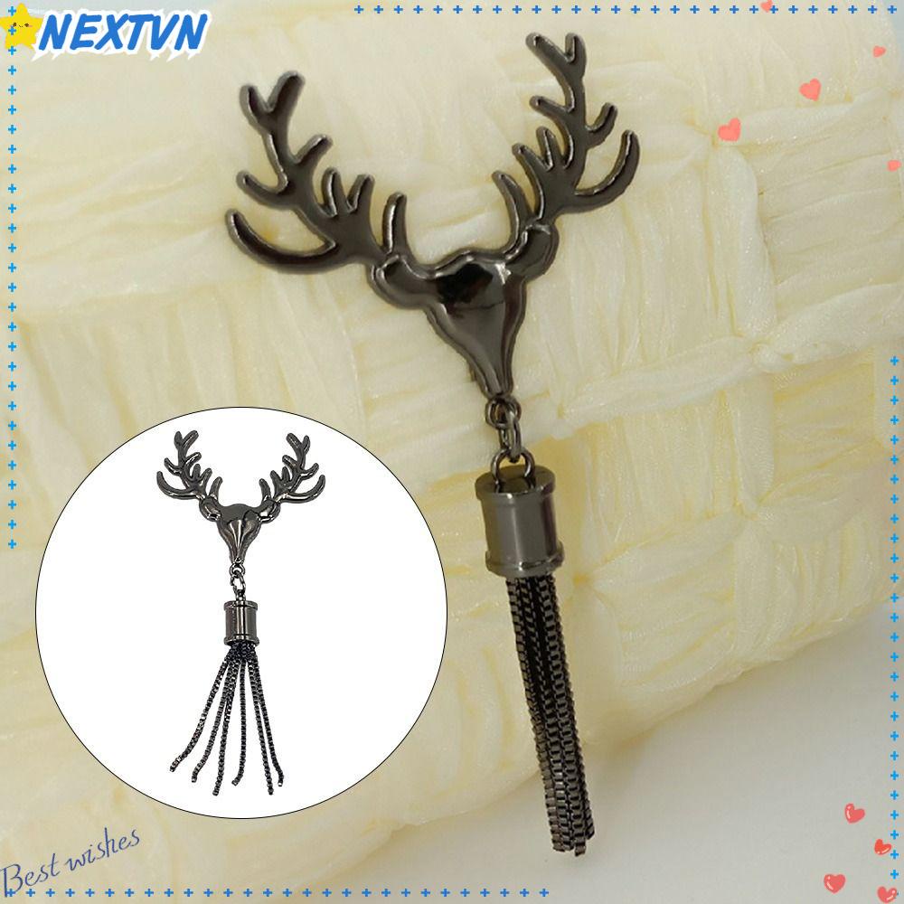 Khóa Cài Kim Loại Hình Đầu Hươu Thời Trang DIY
