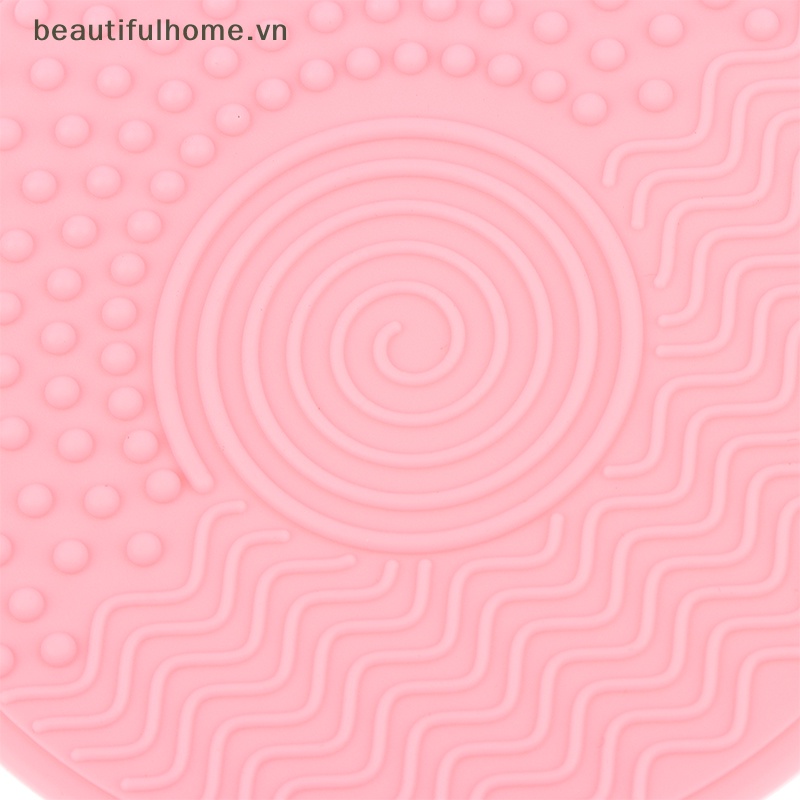 Miếng Silicone Vệ Sinh Cọ Trang Điểm Tiện Dụng