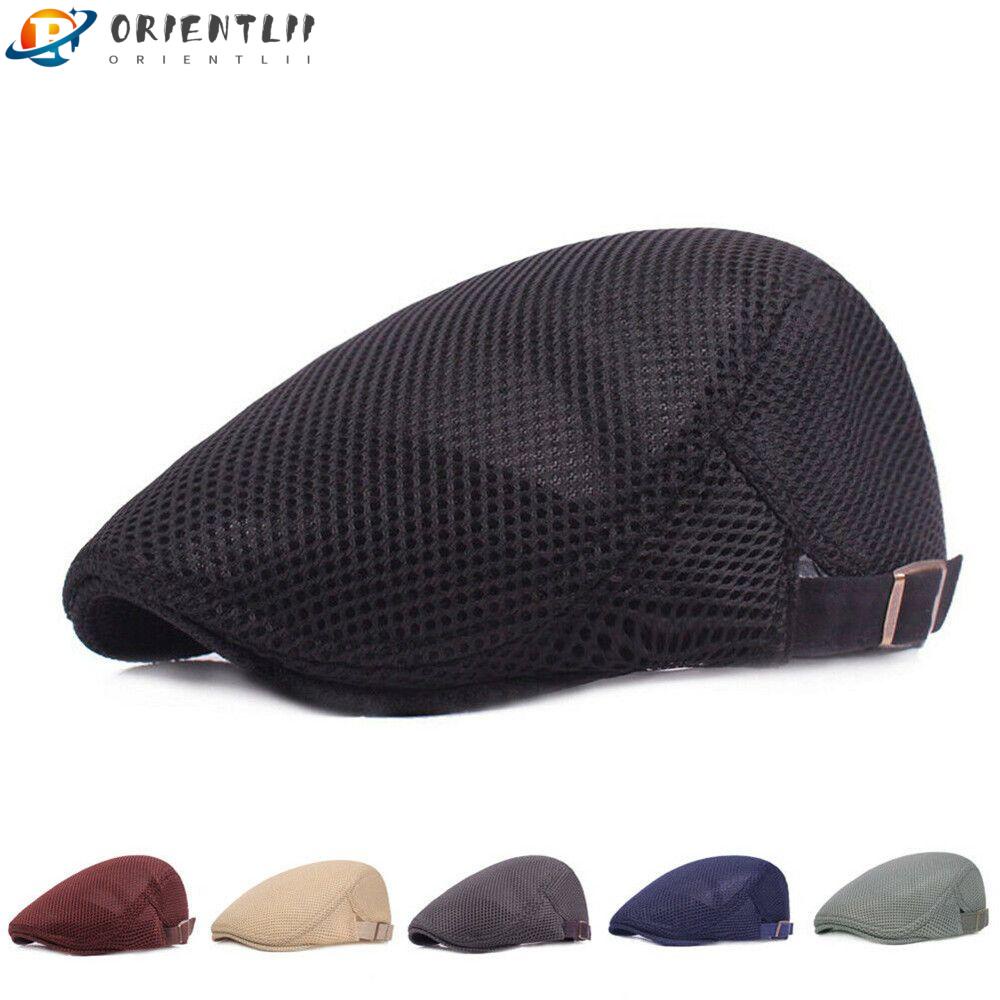 Mũ Beret Phối Lưới Thời Trang Cho Nam