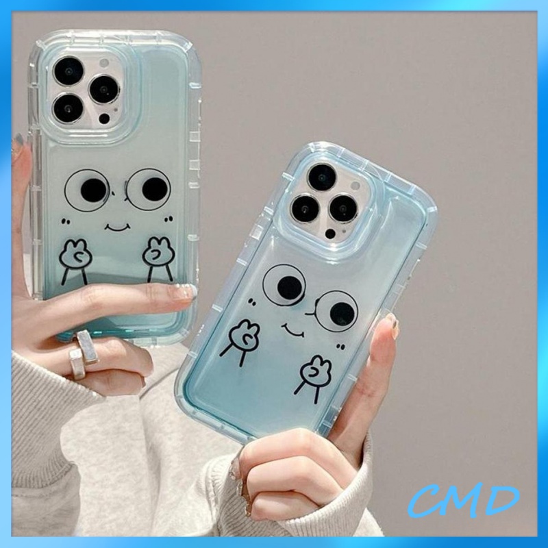 Ốp lưng iphone Điện Thoại Màu xanh da trời, túi khí biểu cảm nhỏ, chống chấn động, bảo vệ máy ảnh,TPU Cho Iphone 6 / 6S / 6SPlus / se / 7 / 7Plus / 8 / 8Plus / X / xs / xsmax / 11 / 12 / 13 / 14 / plus / pro / pro max-742