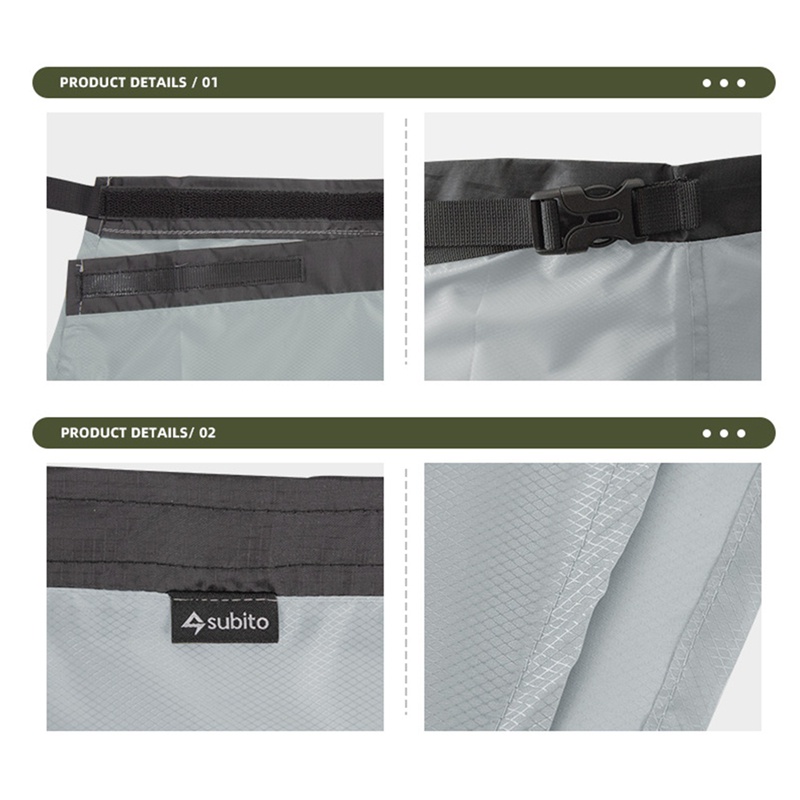 Chân Váy Dài Nghiêng Gọn Nhẹ Chống Nước Mưa Cho Hoạt Động Ngoài Trời