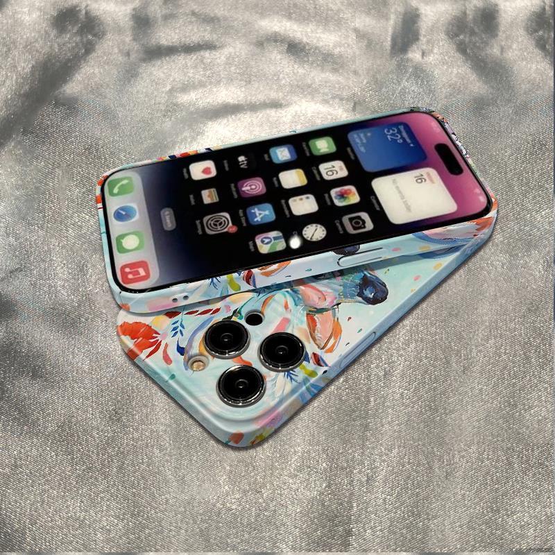 Ốp Điện Thoại Chống Sốc Họa Tiết Tranh Sơn Dầu 786In14Pro iPhone1211max 13