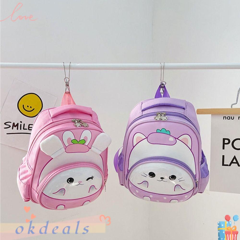 Ba Lô Đi Học Siêu Nhẹ In Họa Tiết Hoạt Hình Chất Lượng Cao Cho Bé Mẫu Giáo