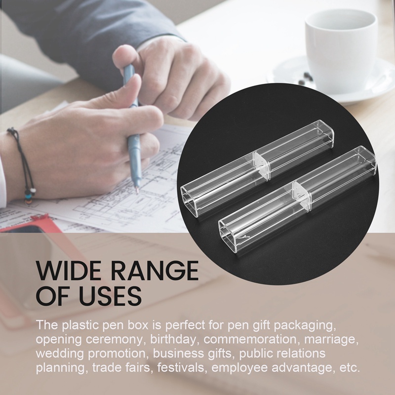 Bộ 25 Hộp Đựng Bút Bằng Nhựa Trong Suốt Dùng Làm Quà Tặng Cho Ngày Của Cha
