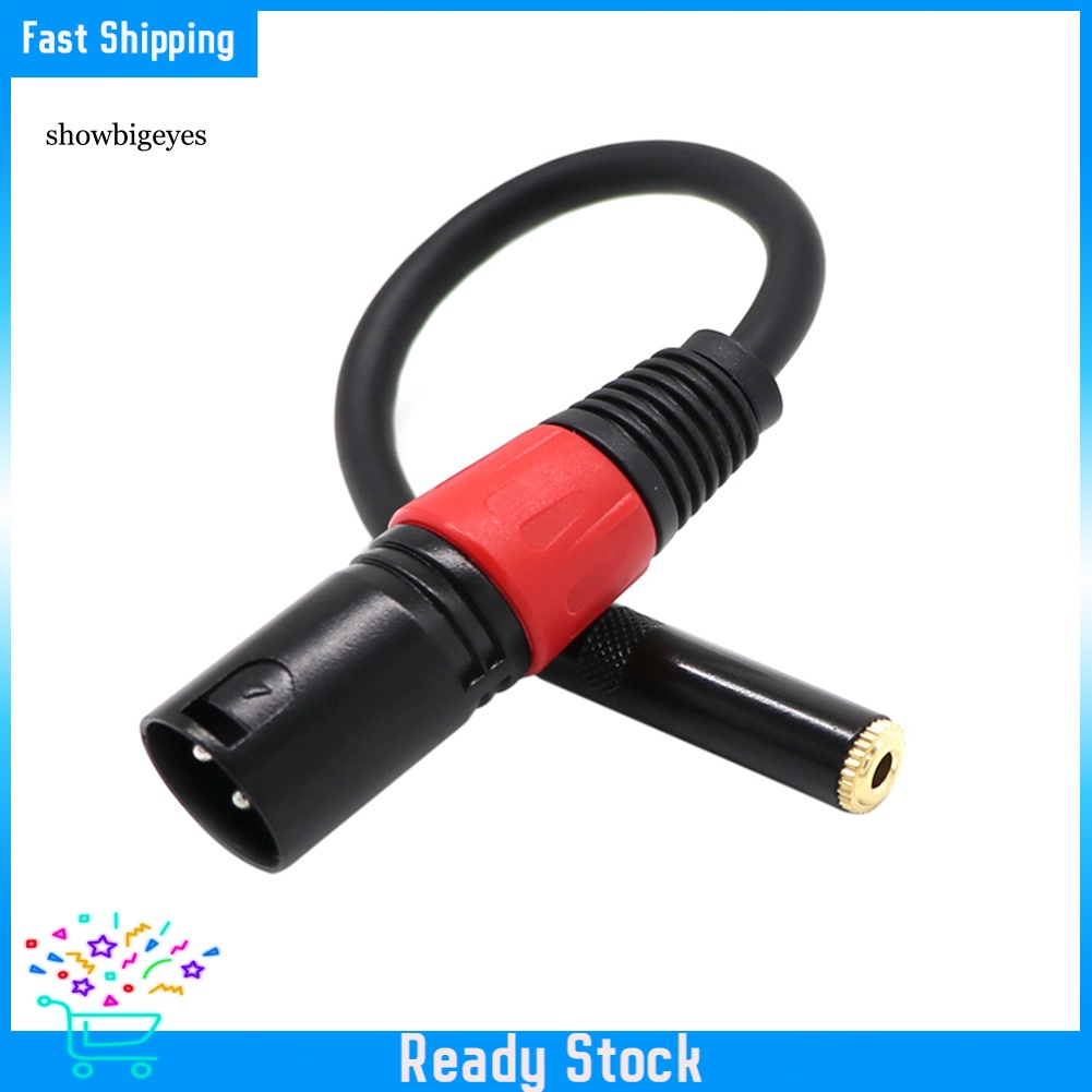 Dây Cáp Chuyển Đổi Cổng 3.5 Cái Sang XLR Đực Chuyên Dụng Cho Micro