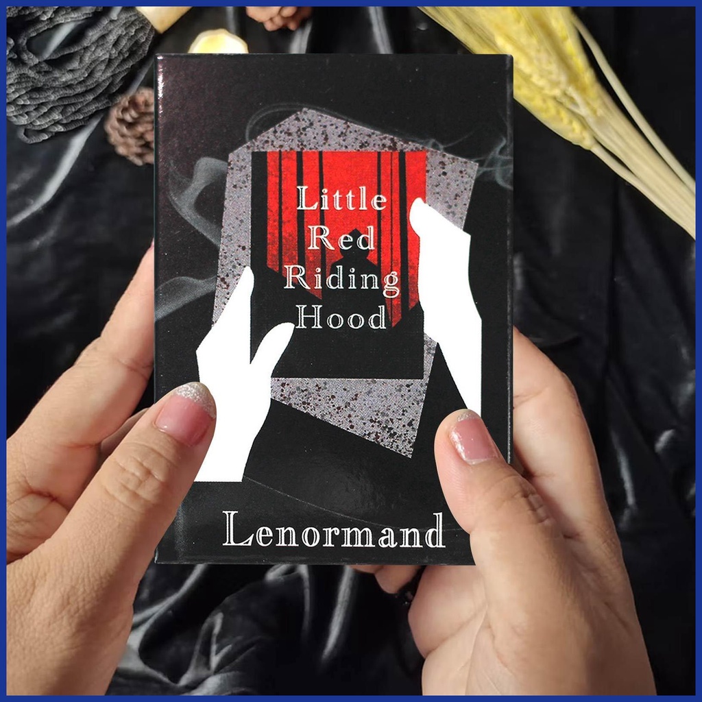 Thẻ Bài Trò Chơi Tiếng Anh Oracle Little Red Riding Hood Lenormand Mysterious Divination Oracle