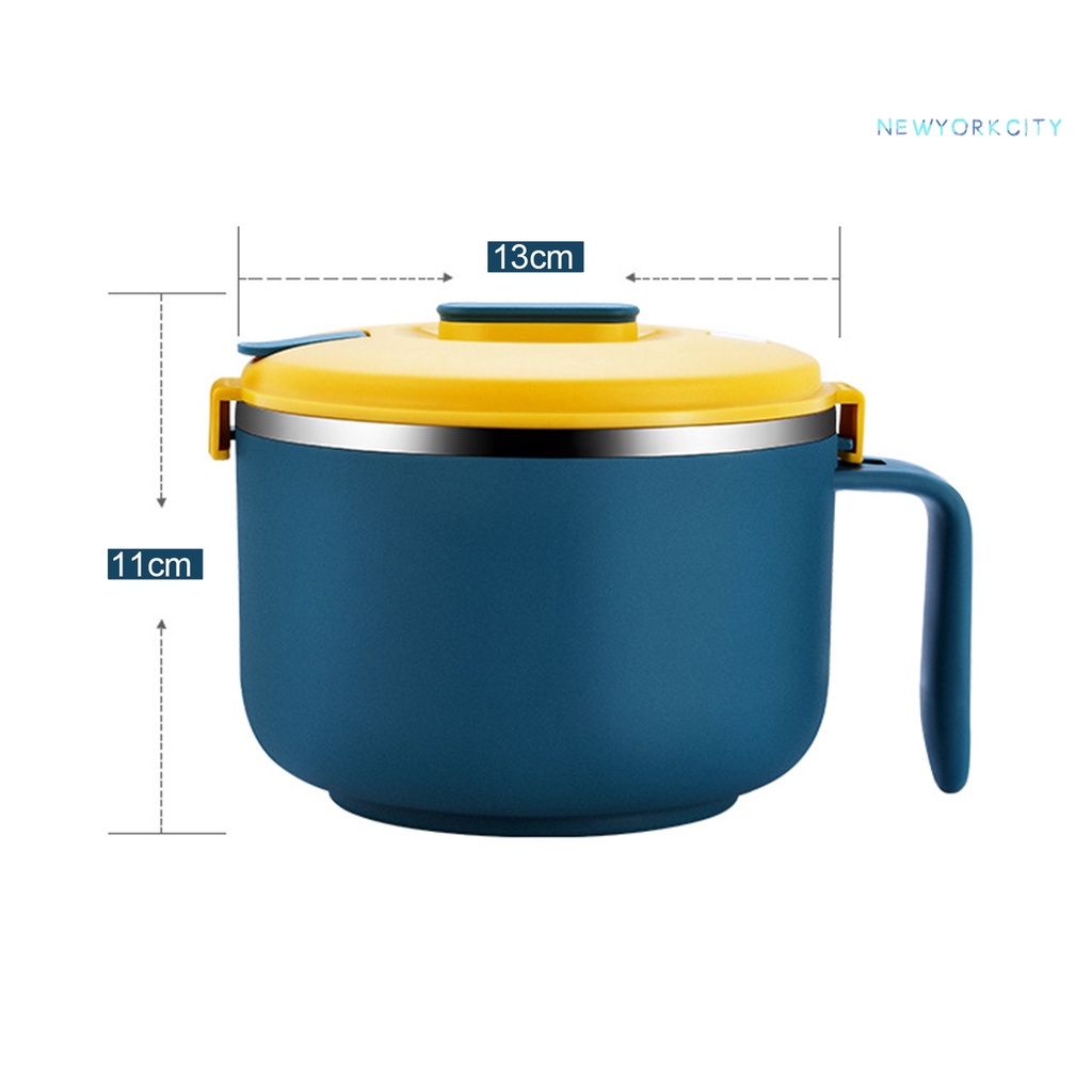 Tô Đựng Mì Bằng Thép Không Gỉ 304 Dung Tích Lớn 900Ml / 1200ml