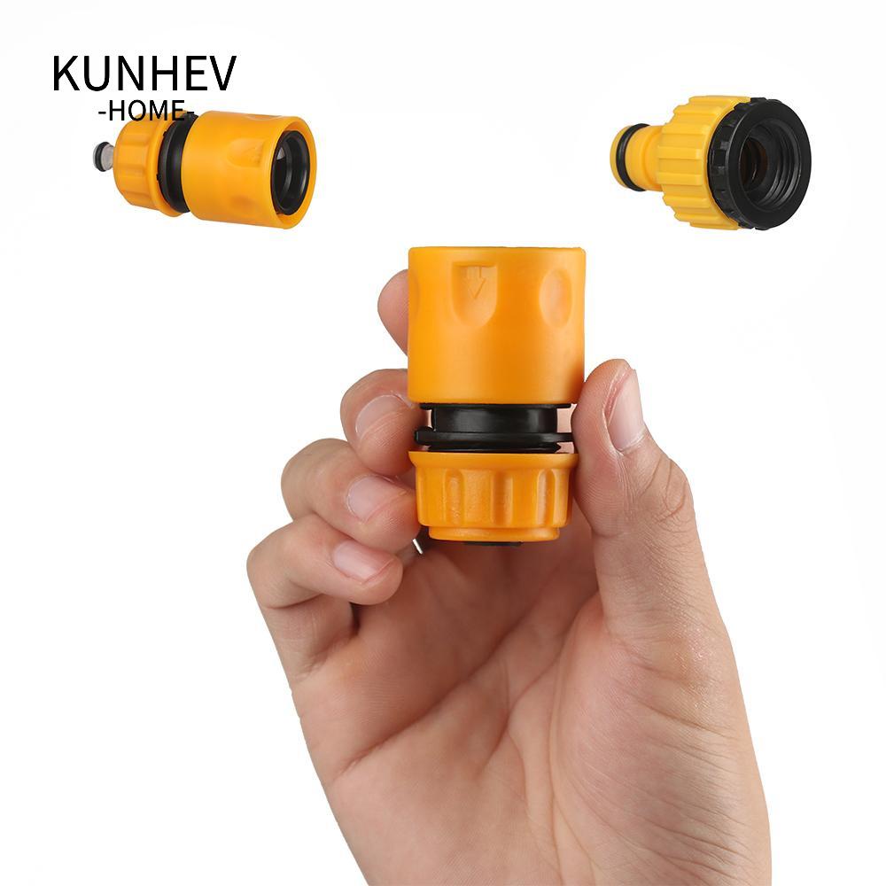 KUNHEV Set 3 Đầu Nối Ống Nước Rửa Xe Hơi / Tưới Vườn Linh Hoạt