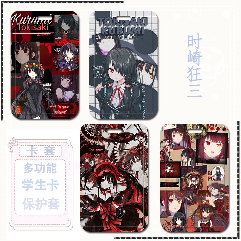Ốp Điện Thoại Họa Tiết Hoạt Hình Date A Live Tokisaki Kurumi DIY