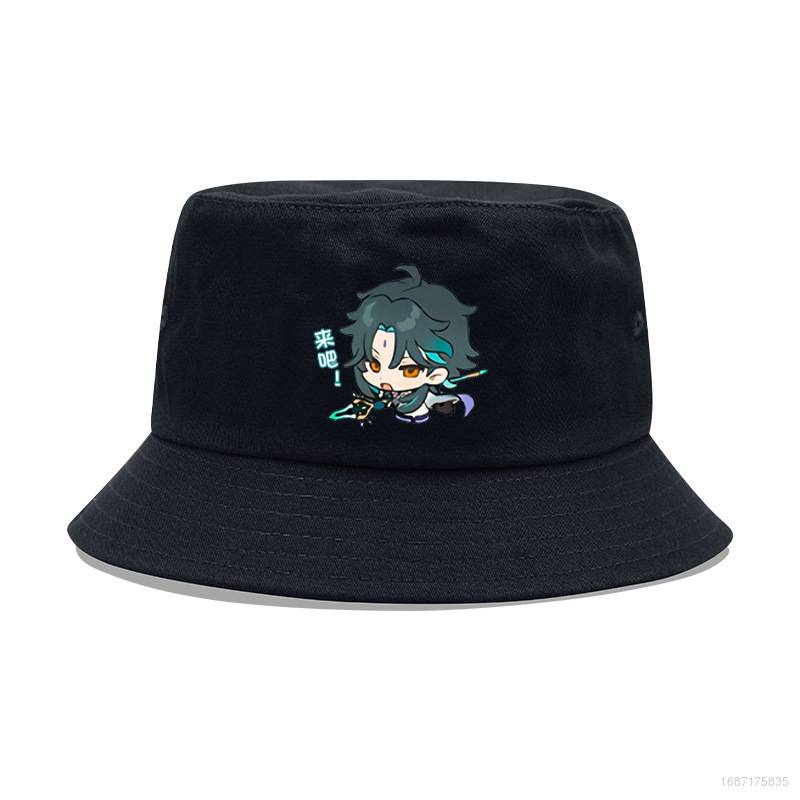 Mũ Bucket Chống Nắng In Hình Genshin Va Chạm YYDS 2023