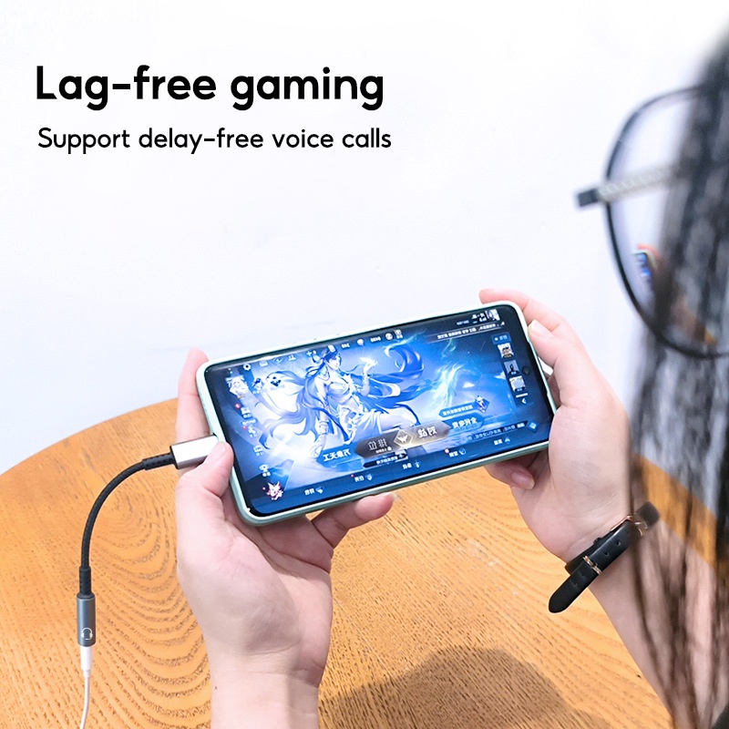 Dây Cáp Chuyển Đổi Cổng Type C Sang Cổng 3.5mm Cho Huawei Xiaomi