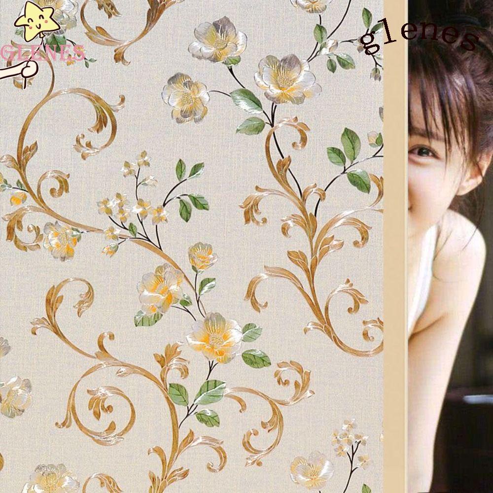 Đề Can Dán Cửa Sổ Dập Nổi 3D DIY Chống Tia Cực Tím Bảo Vệ Chống Ánh Điện