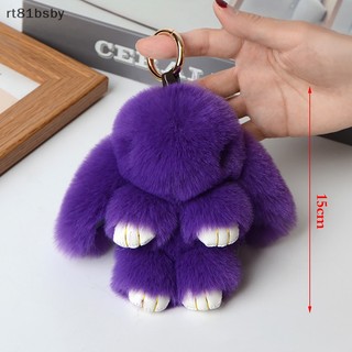 Móc Khóa Thỏ Nhồi Bông Đáng Yêu