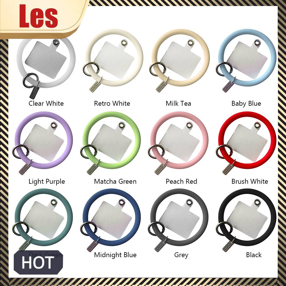 Vòng Đeo Tay Chống Thất Lạc Bằng Silicon Mềm Gắn Điện Thoại Tiện Dụng