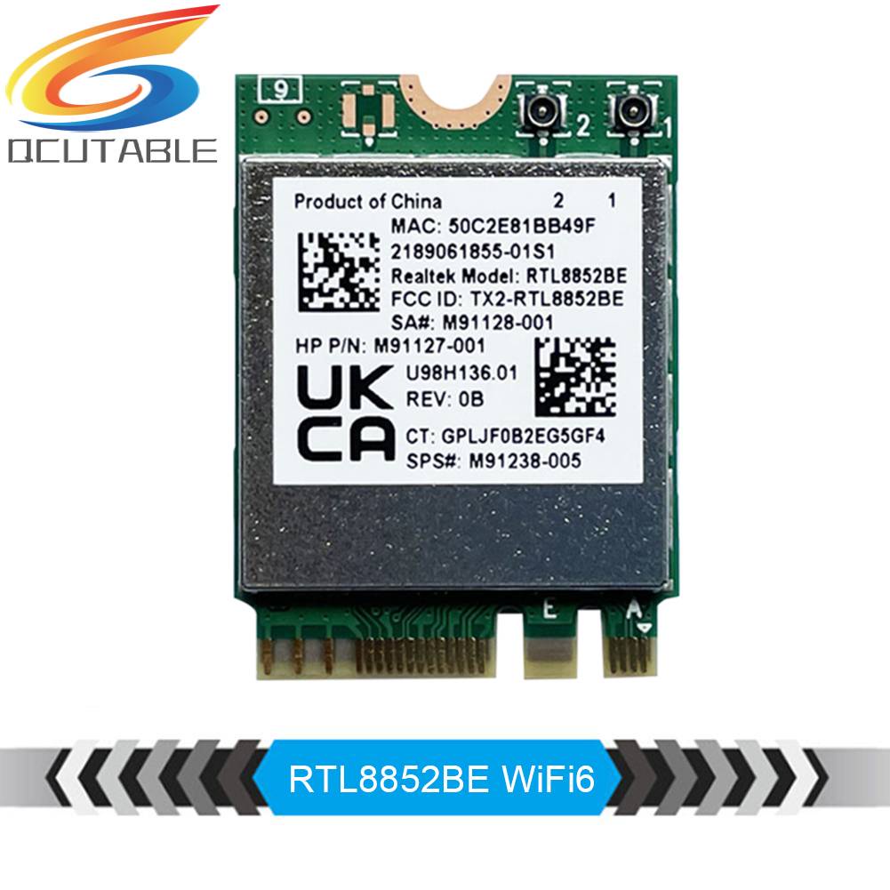 Mô Đun Thẻ Mạng Bluetooth 2.4G 5G 1800M NGFF M.2 WiFi6 Cho Laptop