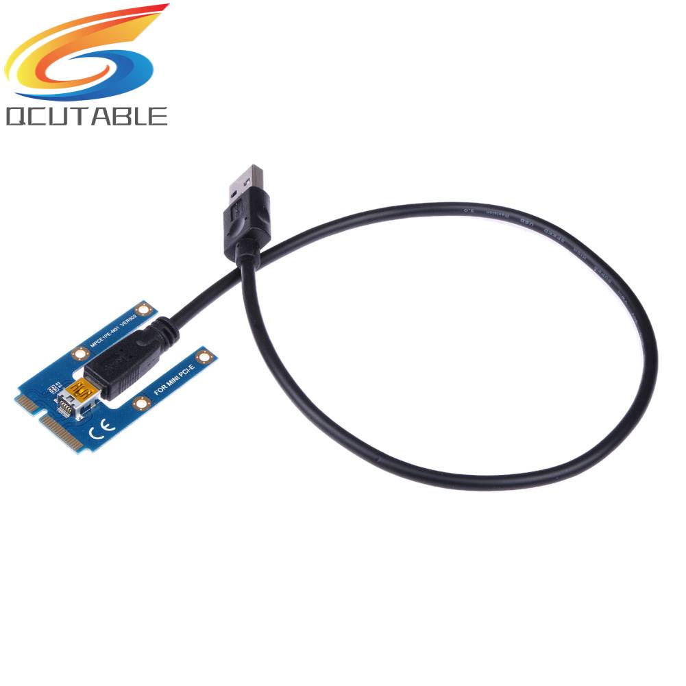 Card Mở Rộng Pcie 1x Sang 16X Kèm Cáp SATA Và USB 3.0 6Pin