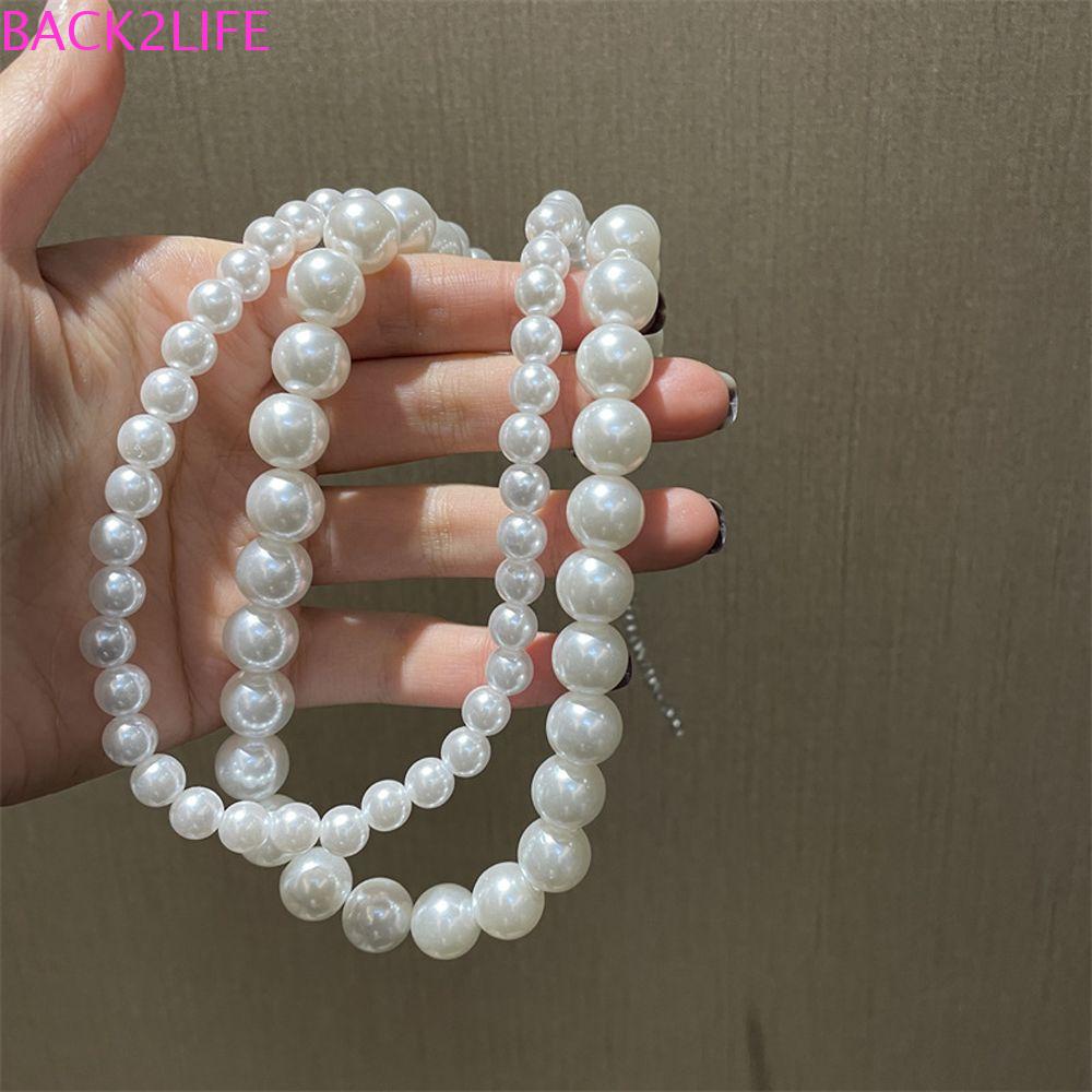 BACK2LIFE Vòng cổ Hai Lớp Thanh Lịch Phong Cách Hàn Quốc Cho Nữ 2life