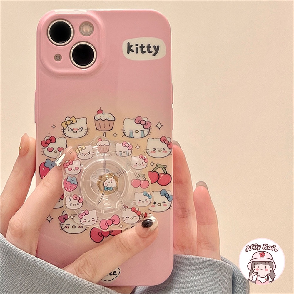 Ốp Điện Thoại TPU Mềm Bóng Trong Suốt Có Giá Đỡ Đồng Hồ Xoay Chống Va Đập Và Bụi Bẩn Cho IPhone 14 Pro Max 11