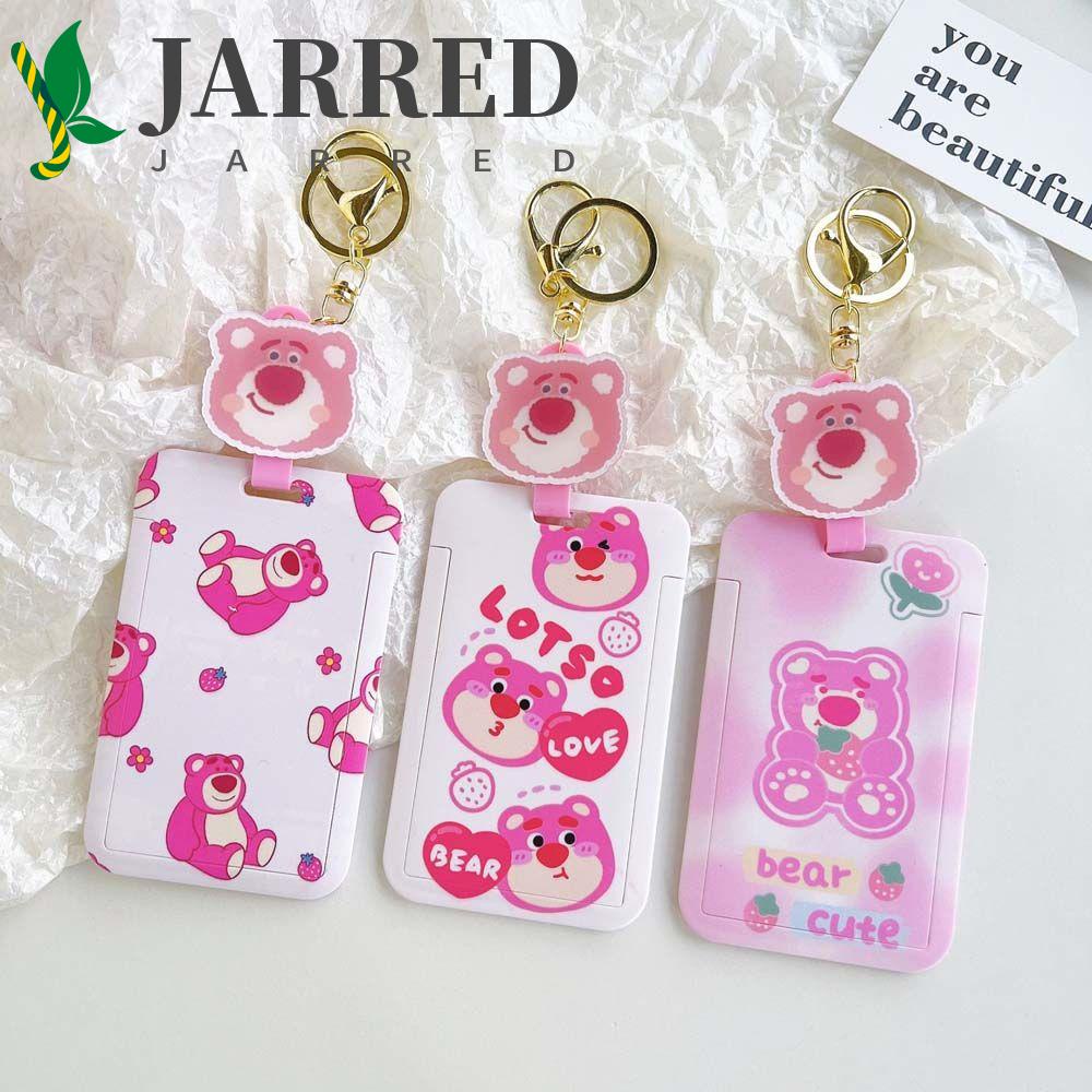 JARRED Ví Đựng Thẻ Tín Dụng / Tiền Xu Hình Heo Hồng Hoạt Hình Có Móc Khóa Dành Cho Nữ