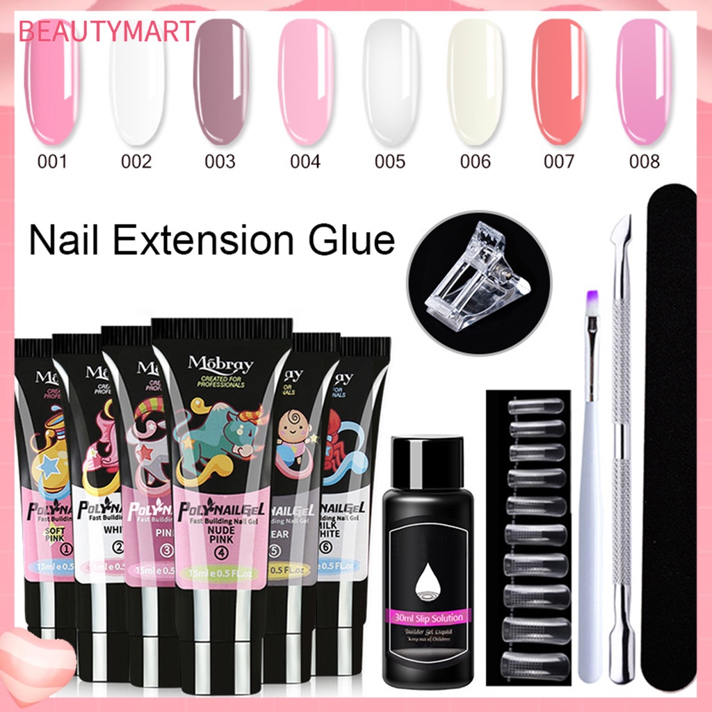 1 Bộ Keo Nối Dài Móng Tay 15ml An Toàn Nhanh Khô