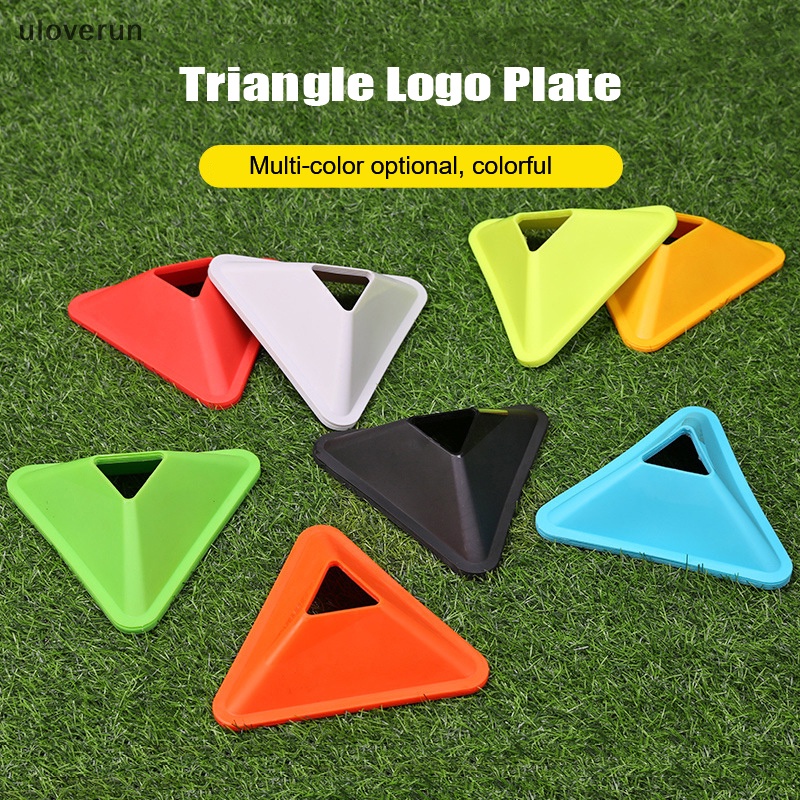 Đĩa Đánh Dấu Hình Tam Giác Bằng PVC 4 Màu Hỗ Trợ Luyện Tập Đá Banh / Bóng Rổ