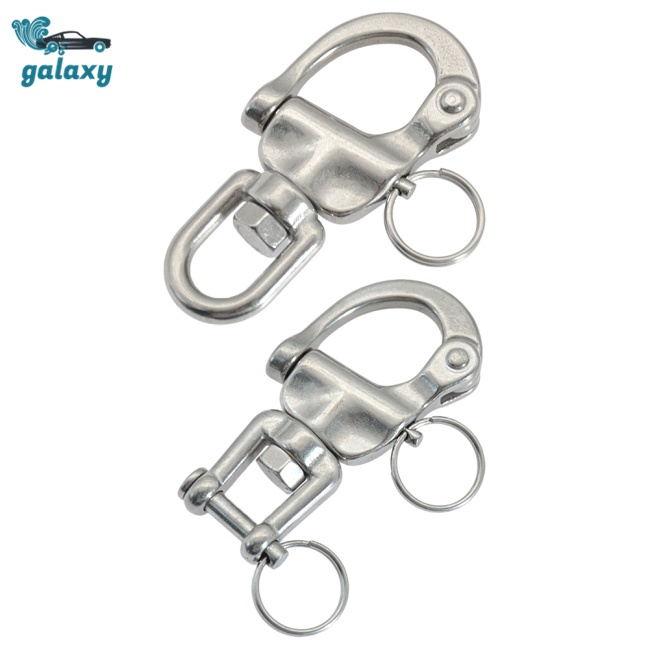 Móc Khóa Xoay 360 Độ galaxy 70mm Bằng Thép Không Gỉ 316 Tháo Gỡ Nhanh