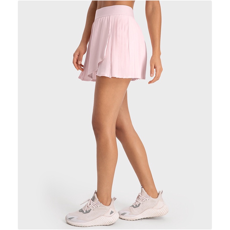 Váy Tennis Lulu Side-Pleat High-Rise Tennis Skirt