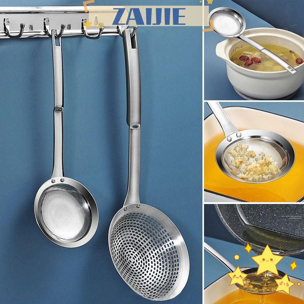 Zaijie 24 Thìa Câu Cá, Không Dễ Bị Rỉ Dầu Hại Dễ Lau Chùi Phù Hợp Với Nhiều Loại Chất Liệu Bền Chống Trượt Cho Nhà Bếp