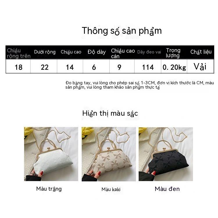 Túi Xách Mini Đeo Chéo Đa Năng Phong Cách Trung Hoa Mới