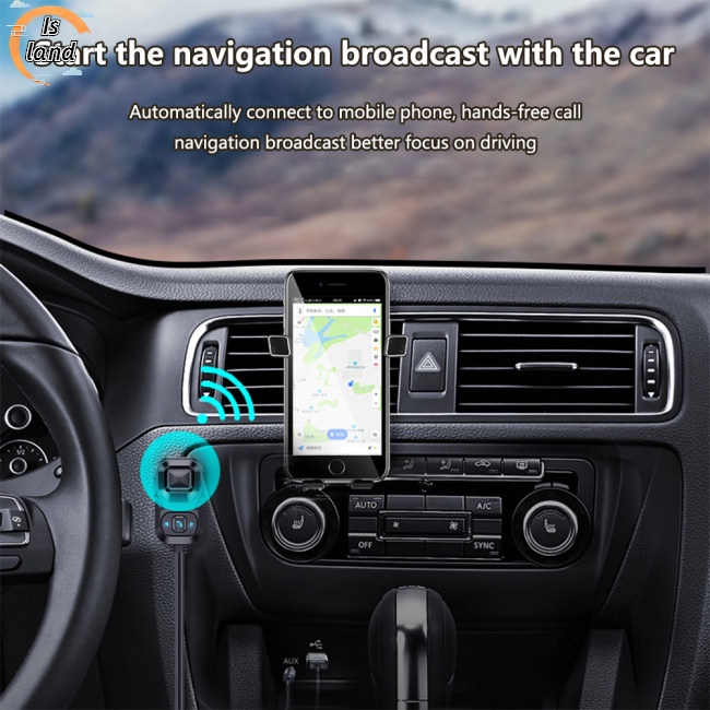 Bộ Truyền Nhận Tín Hiệu Âm Thanh Bluetooth Không Dây 2 Trong 1 Giắc Cắm 3.5mm Hỗ Trợ Gọi Điện Cho Xe Hơi