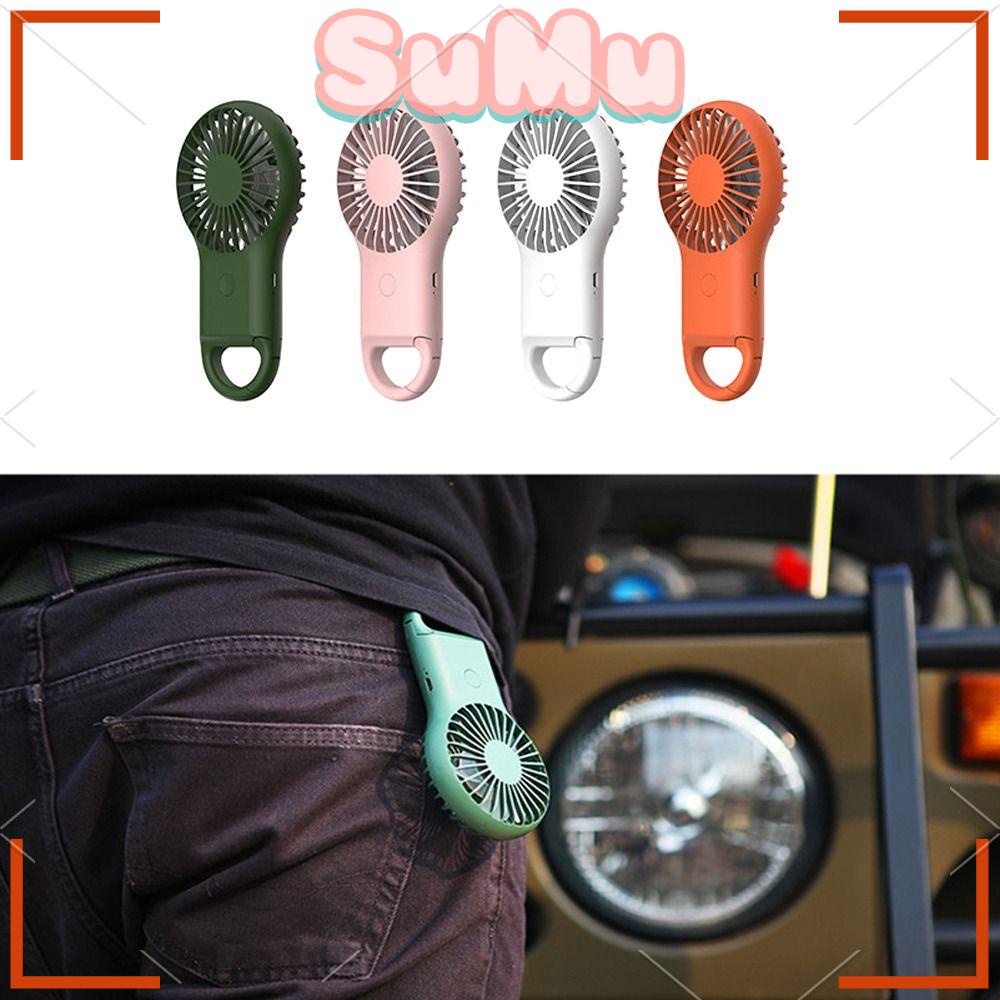 SUMU Quạt Cầm Tay Gắn Trên Túi Xách Tiện Dụng Khi Đi Cắm Trại