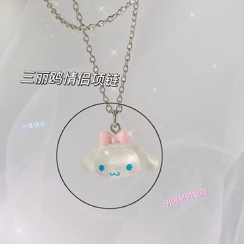 Vòng Cổ Choker Mặt Hình Chú Chó Sanrio Dễ Thương Phong Cách Hàn Quốc Cho Cặp Đôi